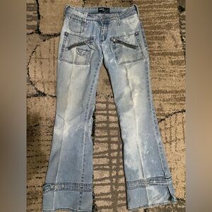 Stylish Vintage Light Blue Women's Jeans